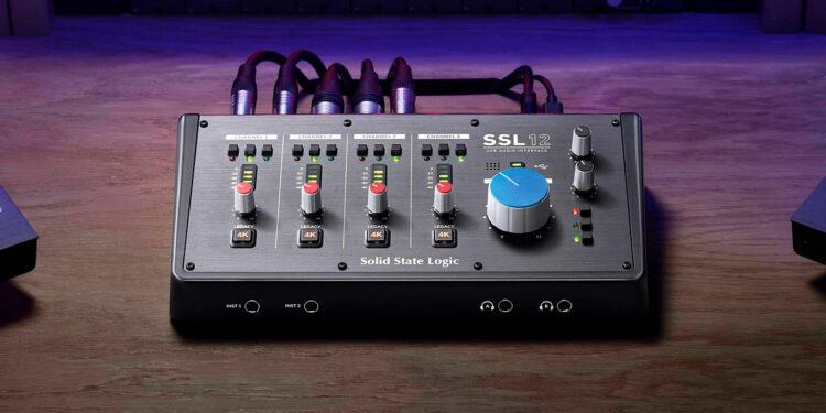 SSL 12 флагманский аудиоинтерфейс Solid State Logic