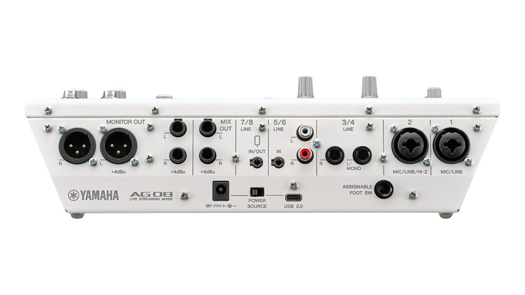 Yamaha AG08 микшер аудиоинтерфейс для стриминга