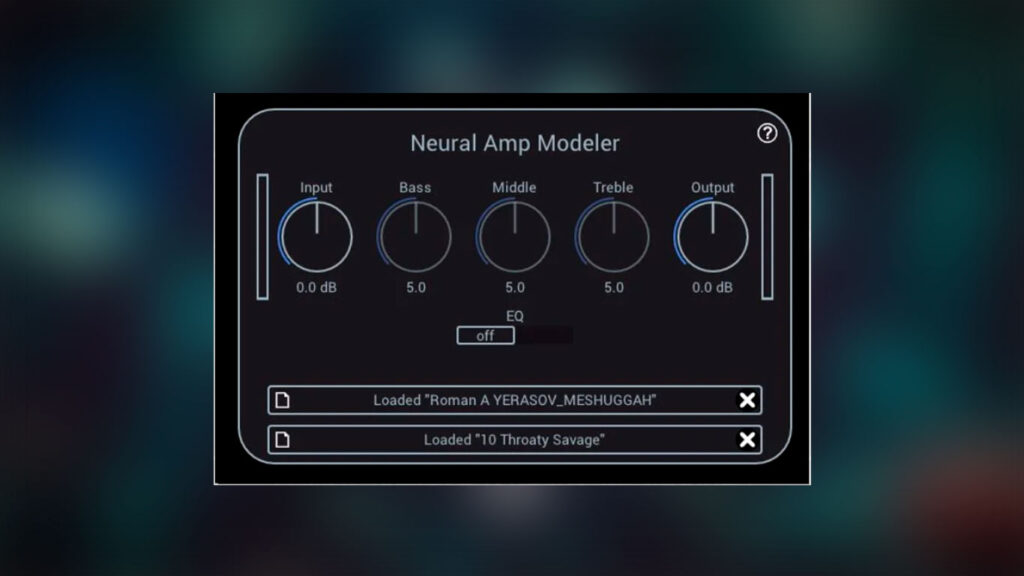 Steven Atkinson Neural Amp Modeler