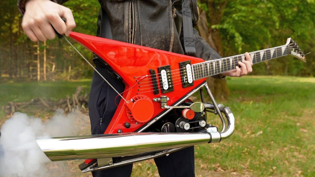 Gas Powered Guitar бензиновая электрогитара