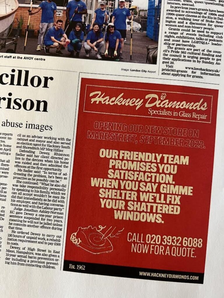 Новый альбом Rolling Stones Hackney Diamonds Ads реклама в газете