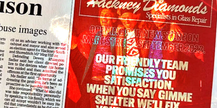 Новый альбом Rolling Stones Hackney Diamonds анонс в газете
