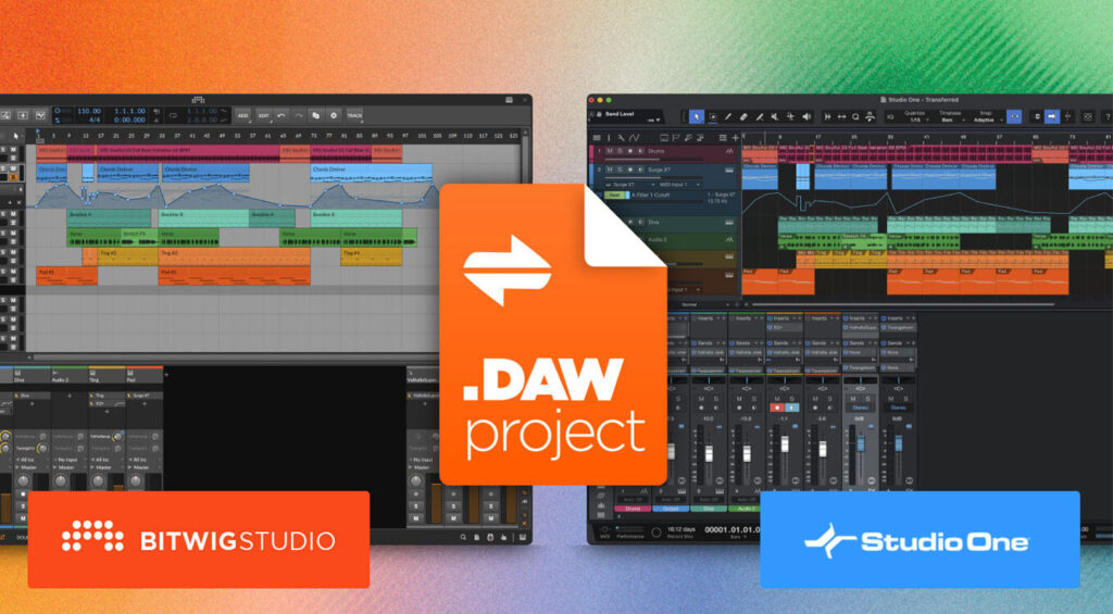 DAWproject Bitwig Studio One