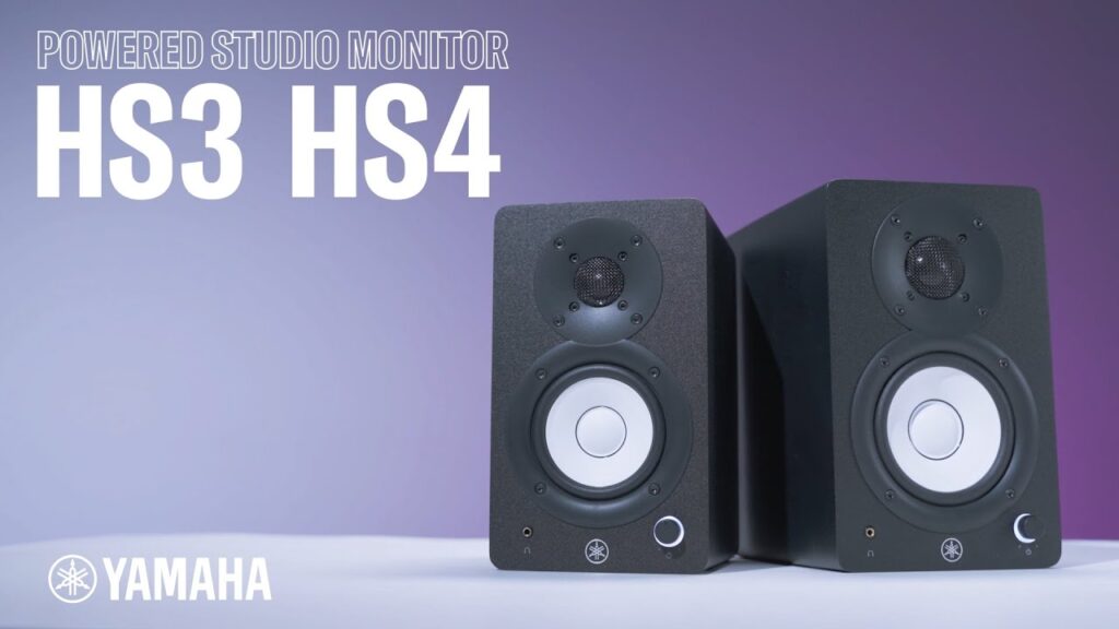 Yamaha HS3 HS4 компактные студийные мониторы