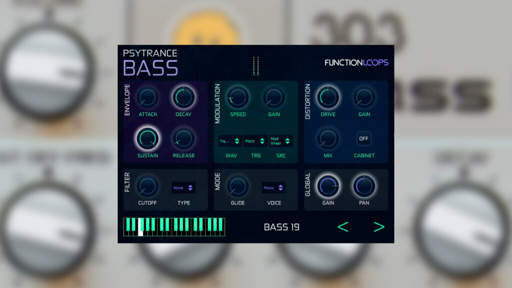 Function Loops Psytrance Bass