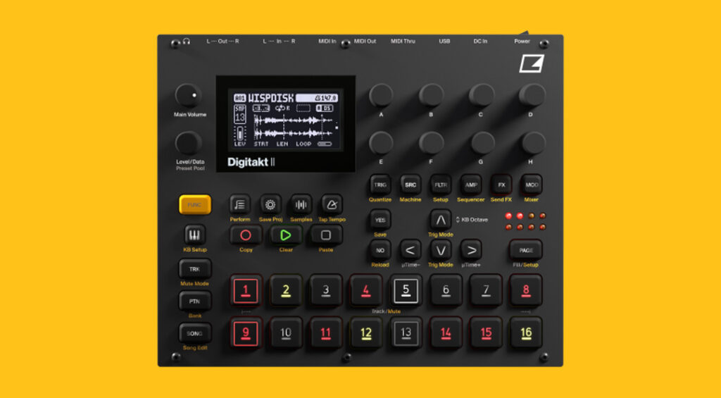 Elektron Digitakt II показался на фото