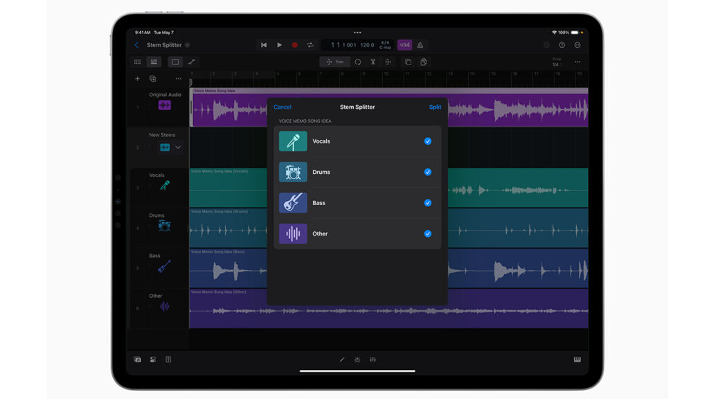 Logic Pro 2 Stem Splitter