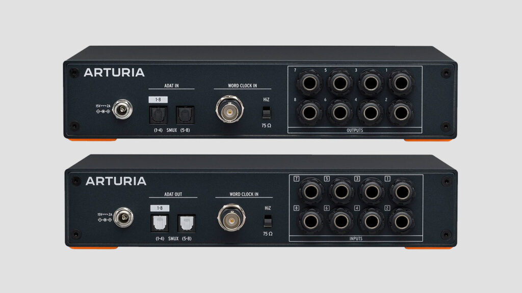 Arturia AudioFuse X8 IN X8 OUT back