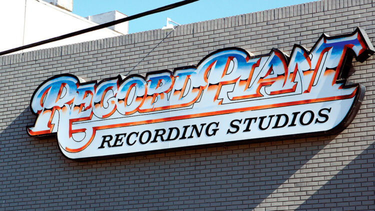 Record Plant Recording Studios Hollywood закрывается