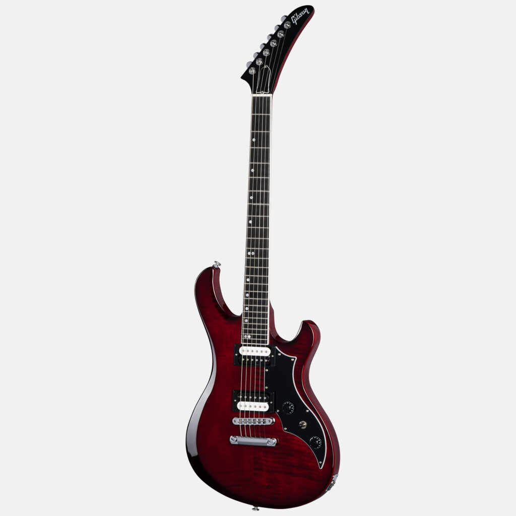 Gibson Victory Figured Top Wine Red Burst