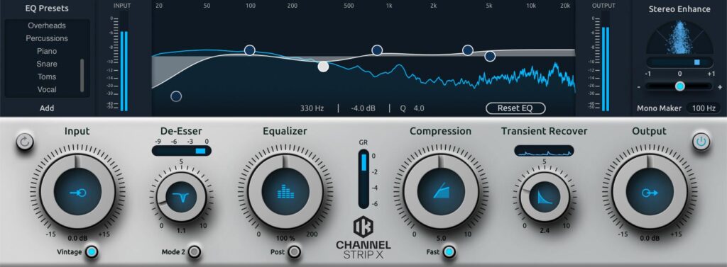 T-RackS 6 Channel Strip