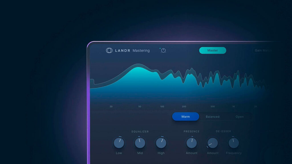 LANDR Mastering