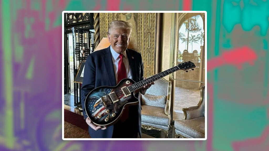 Gibson подала в суд на Дональда Трампа из-за электрогитар