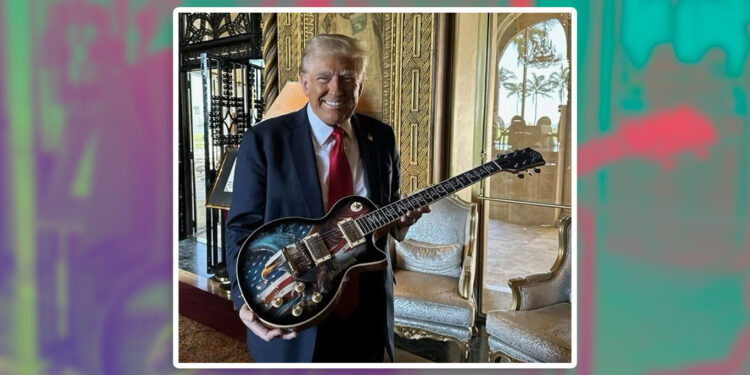 Gibson подала в суд на Дональда Трампа из-за электрогитар