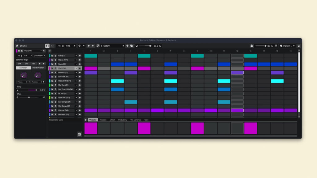 Steinberg Cubase 14 Pattern Sequencer