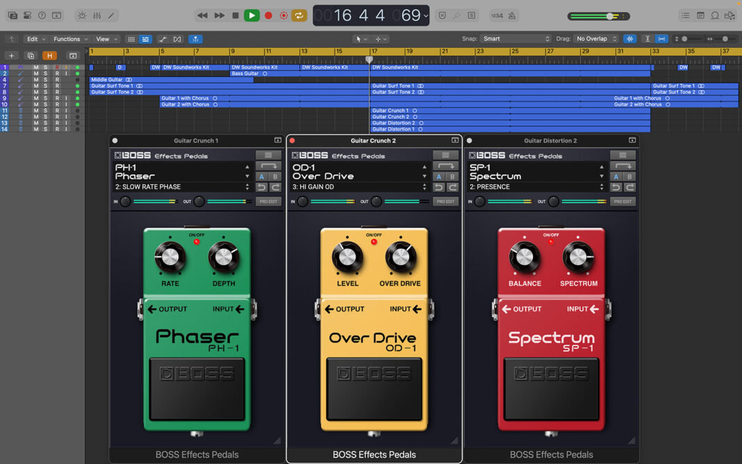 BOSS Effects Pedals VST