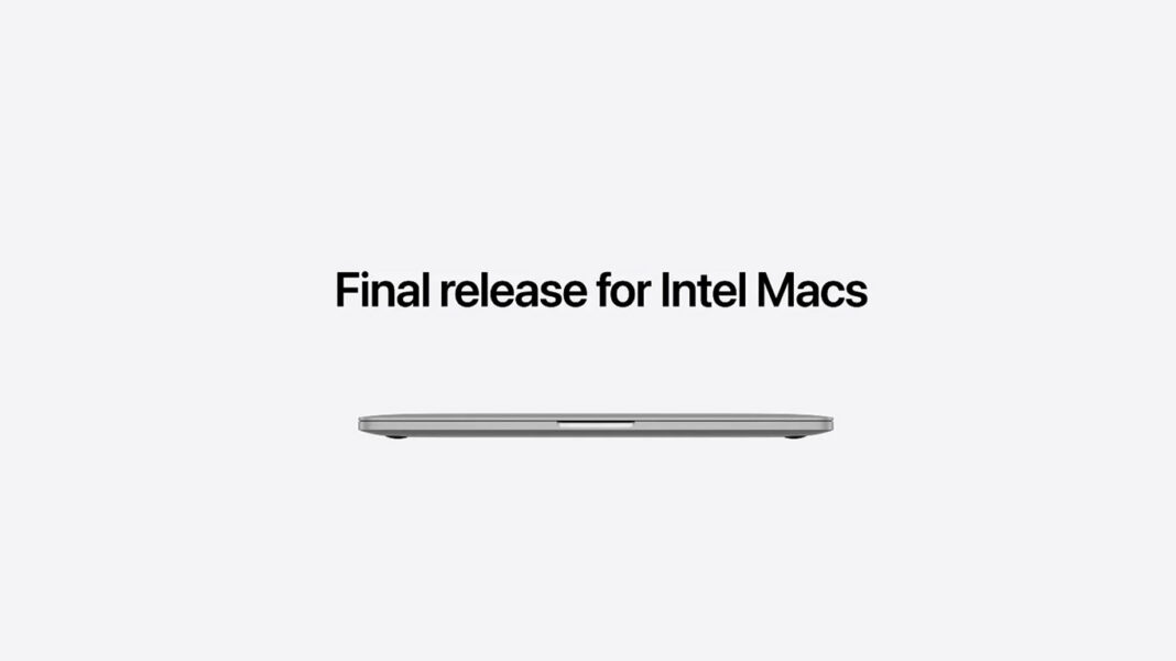 macOS 26 Tahoe Final Intel Macs