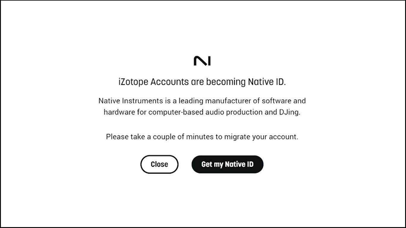 Все учётные записи iZotope будут перенесены в сервис Native ID: что нужно знать?