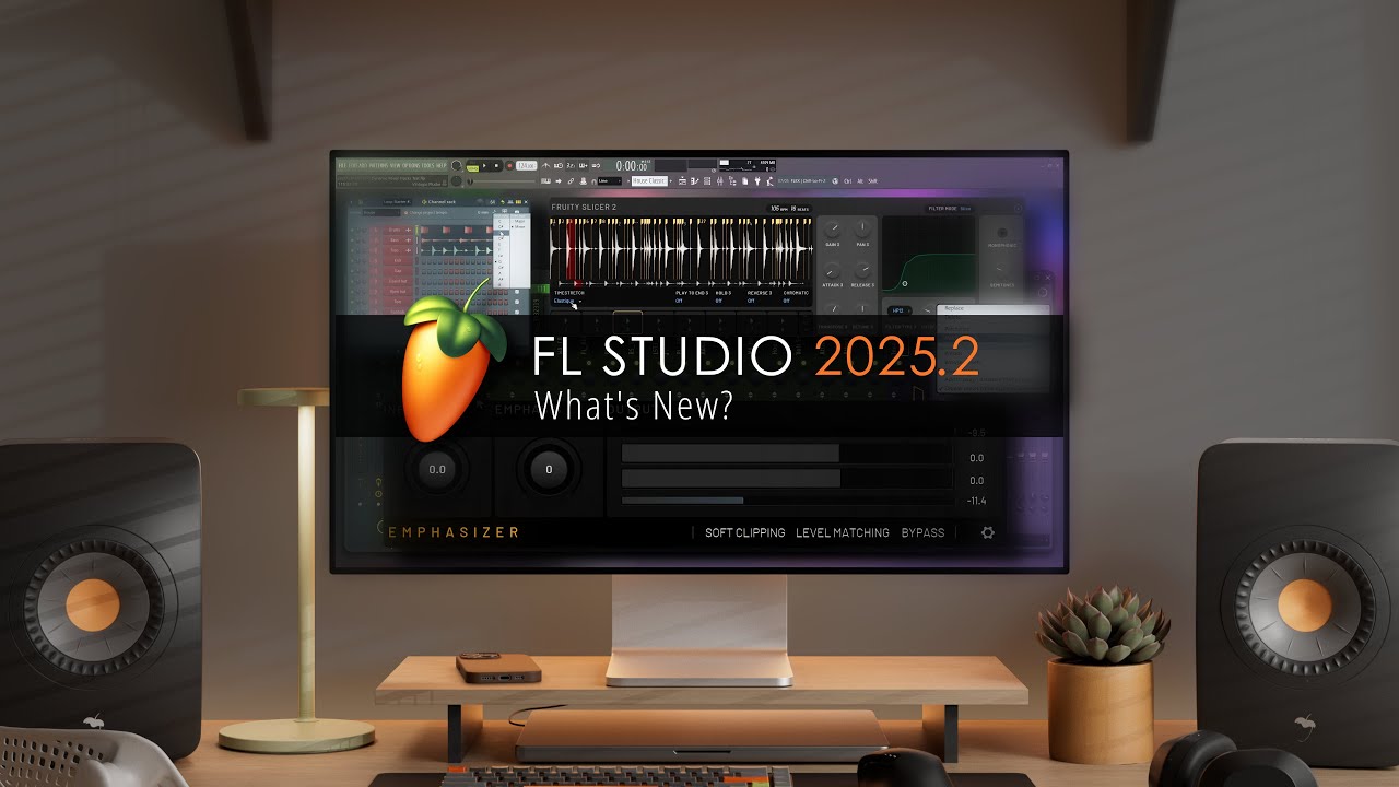 Обновление FL Studio 2025.2: новый плагин Emphasizer и улучшения в работе с сэмплами и лупами