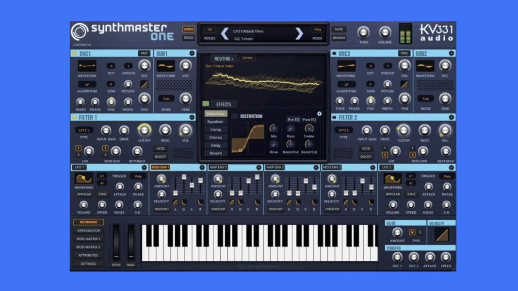 KV331 Synthmaster One скачать бесплатно до 4 января 2026