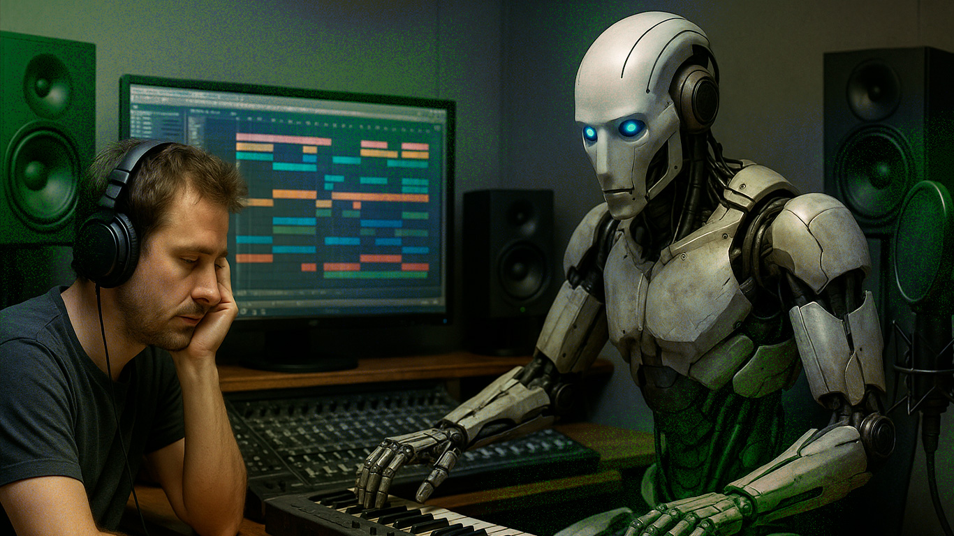 Почему делать музыку вместе с ИИ опасно — юридически и творчески